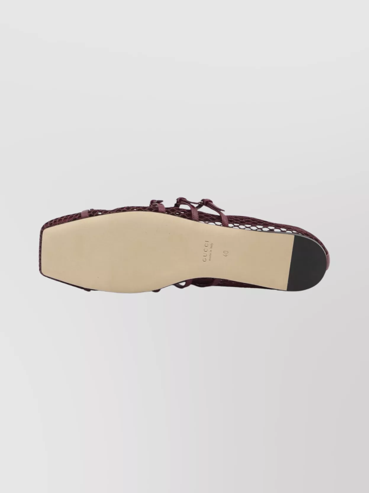 Gucci Horsebit Ballerina Flats Leather Bow Detail