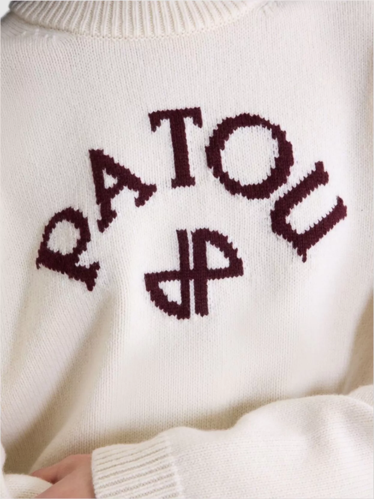 Patou Long Sleeve Crew Neck Knitwear Jumper