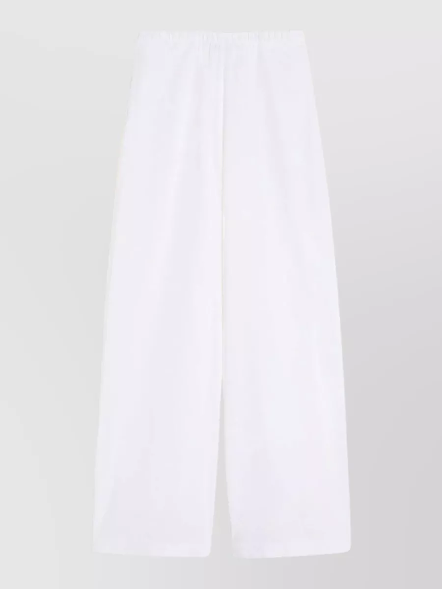 Max Mara linen-blend wide-leg trousers
