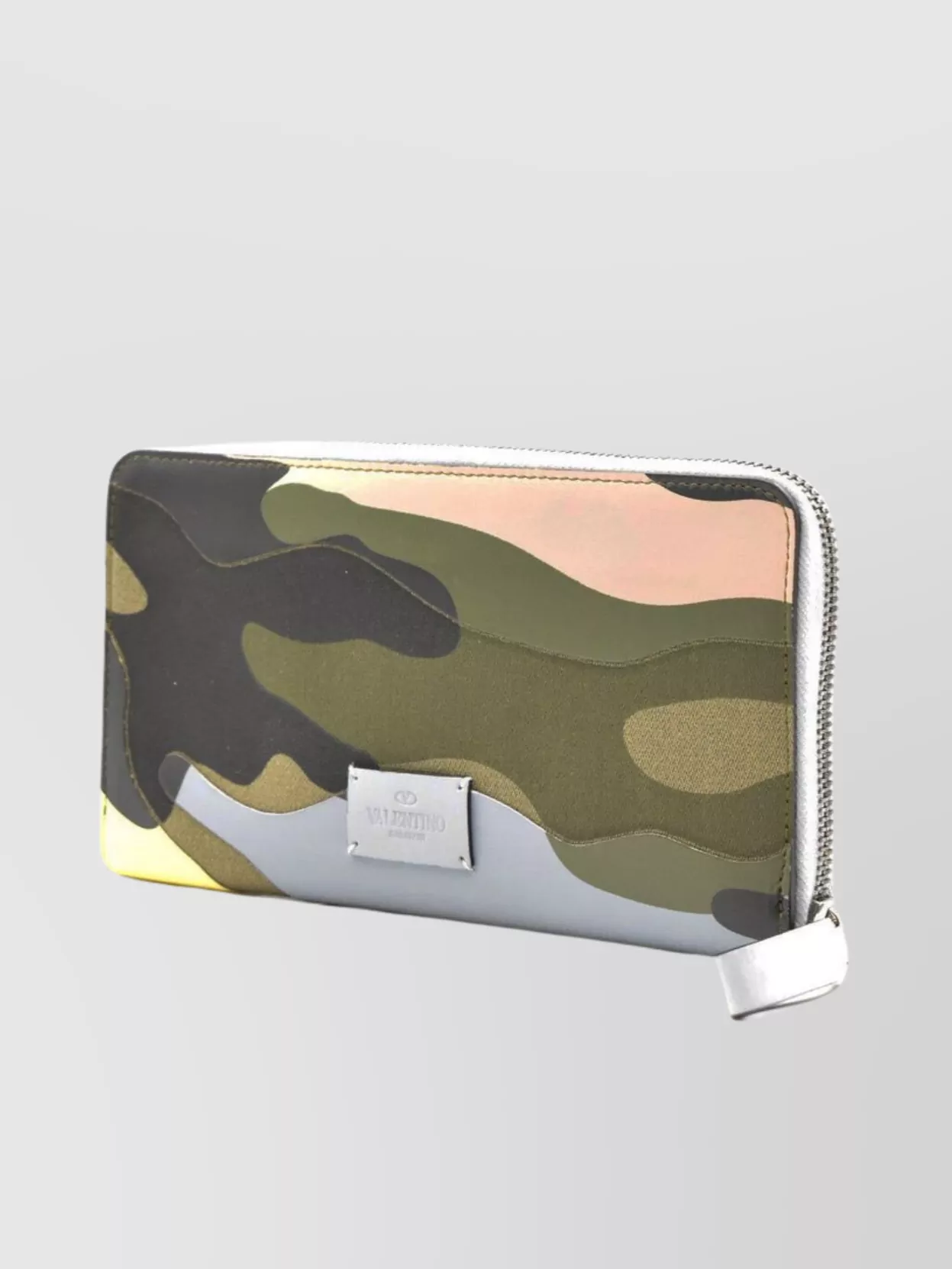 Valentino Garavani Camouflage Pattern Rectangular Shape Wallets