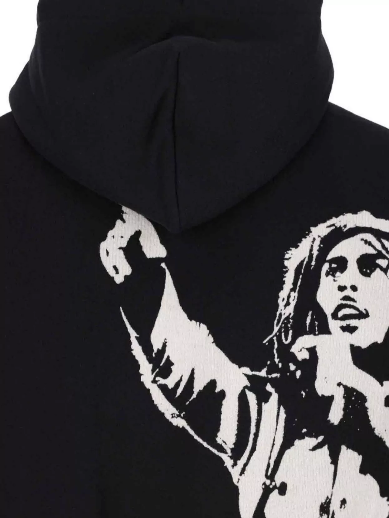 Junya Watanabe Hooded Sweatshirt With Graphic Print And Pocket
