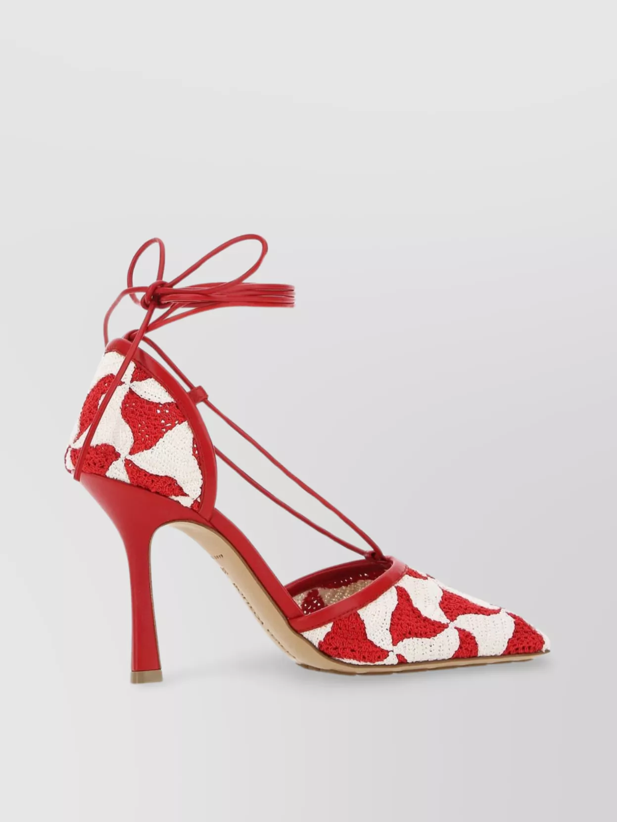 Bottega Veneta Two-Tone Crochet Stretch Sandals