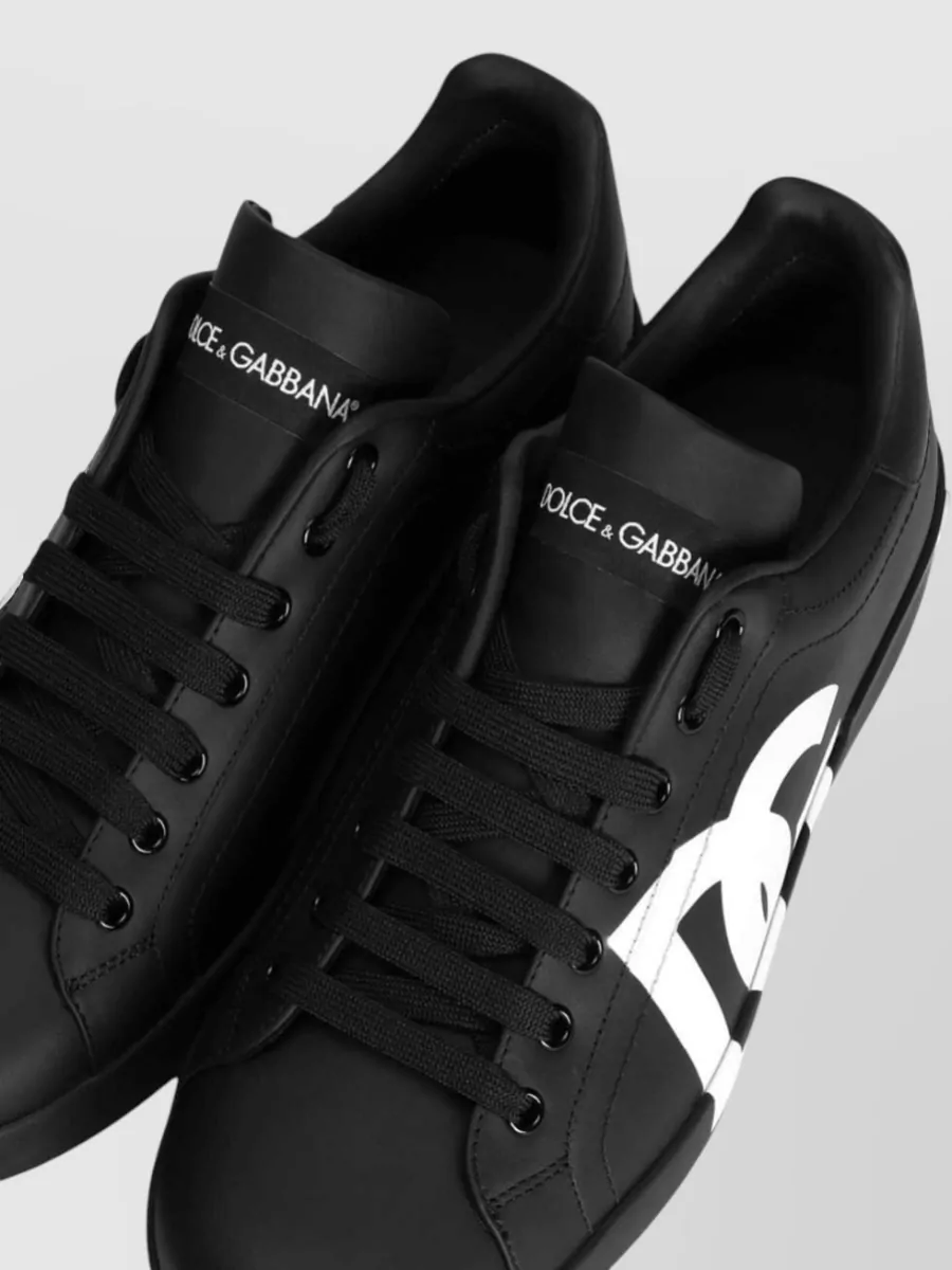 Dolce&Gabbana Leather Low-Top Sneakers