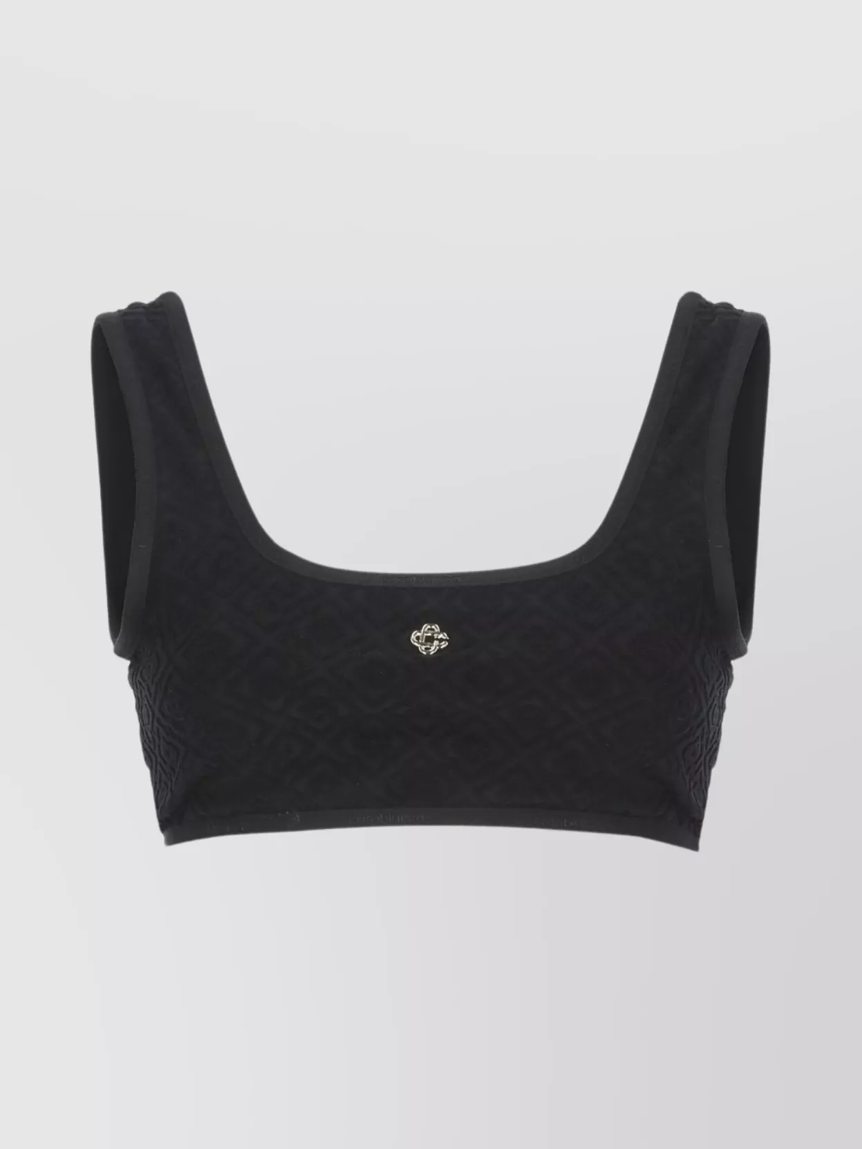 Casablanca - scoop neck shoulder straps sleeveless top