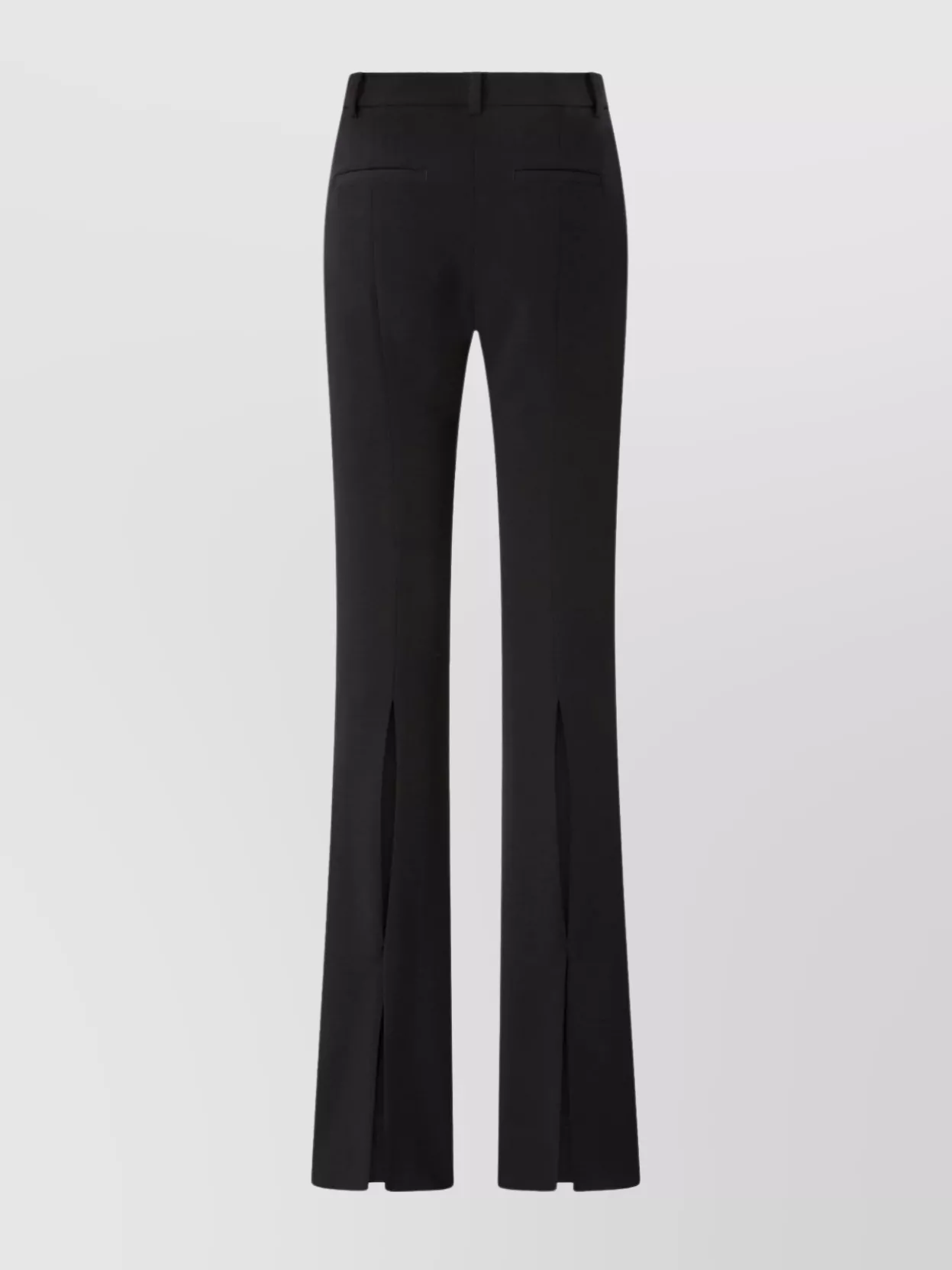 Pinko Graphic Flare Trousers Front Crease