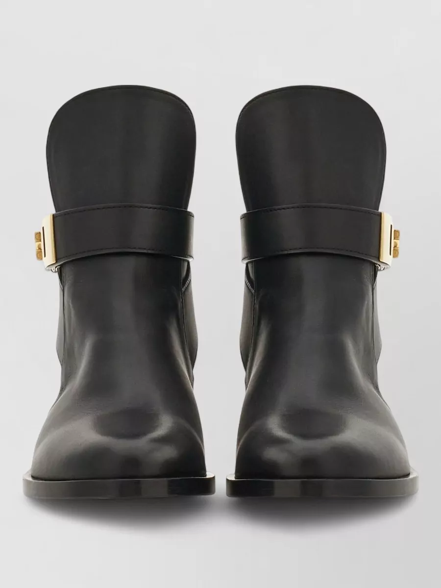 Ferragamo leather ankle boots