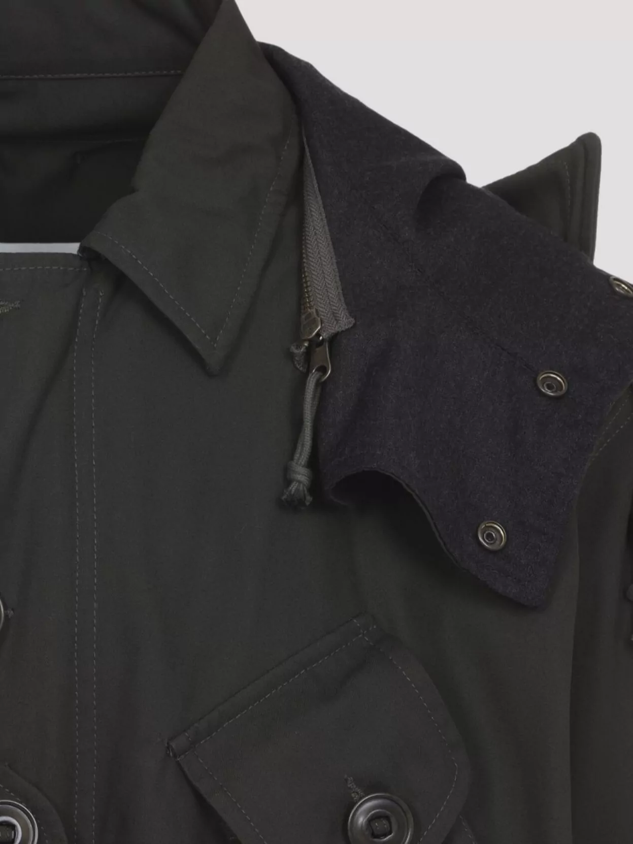 Maison Margiela Versatile Hooded Jacket Adjustable Features