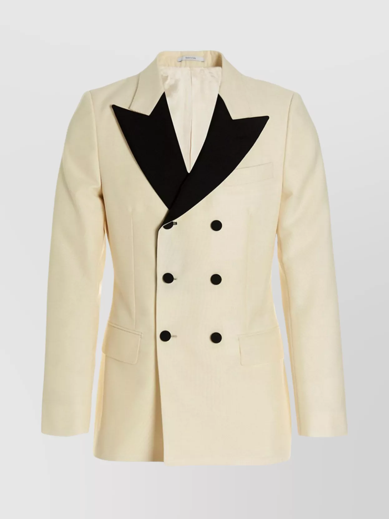 Gucci Mohair Wool Double Breast Blazer Jacket In White