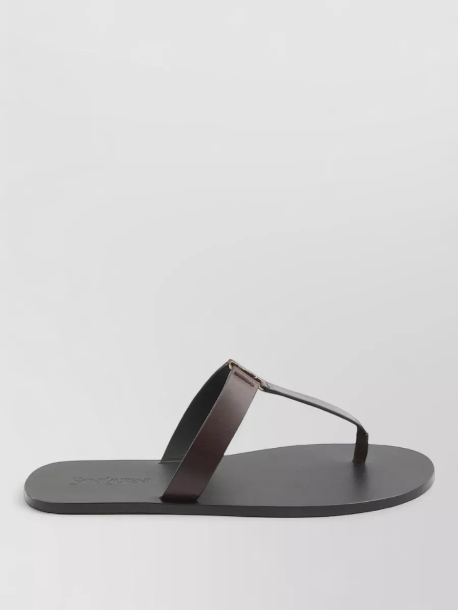 Saint Laurent leather thong sandals