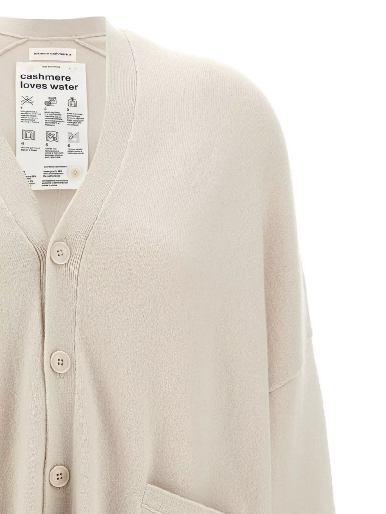 Extreme Cashmere N.24 Buttoned-up Cardigan