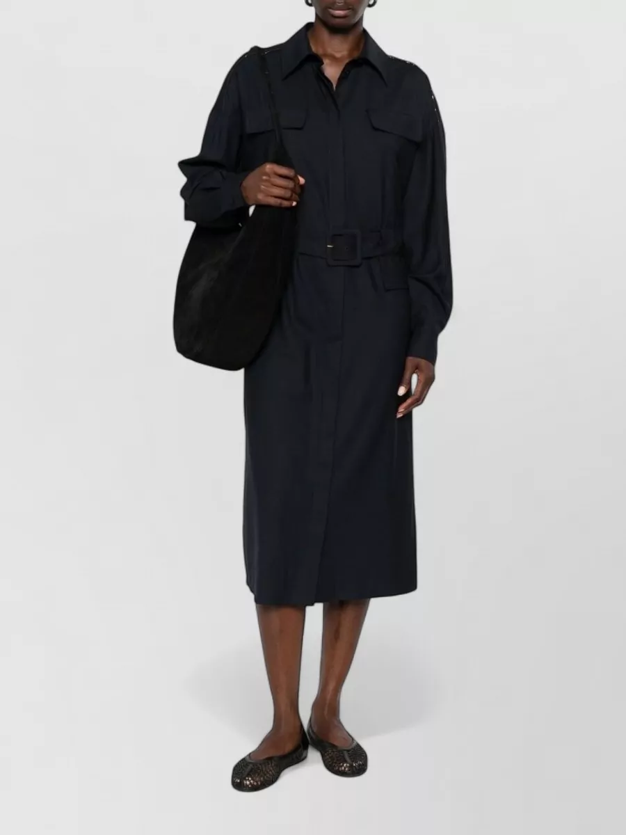 Fabiana Filippi Wool Midi Dress