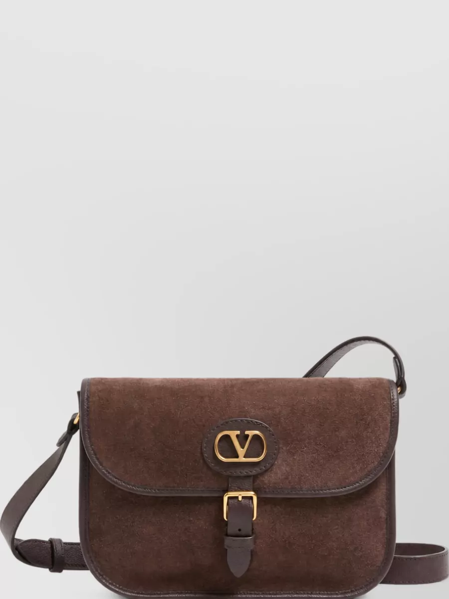 Valentino suede shoulder bag