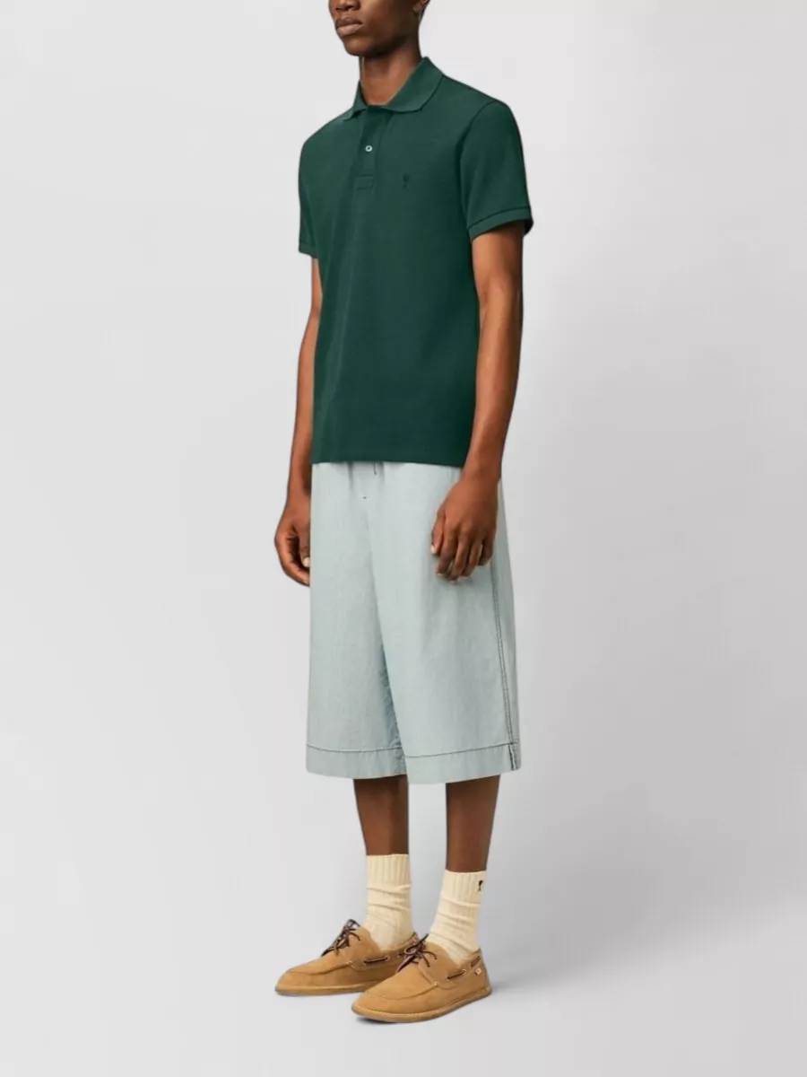 Ami Paris Cotton Polo Shirt