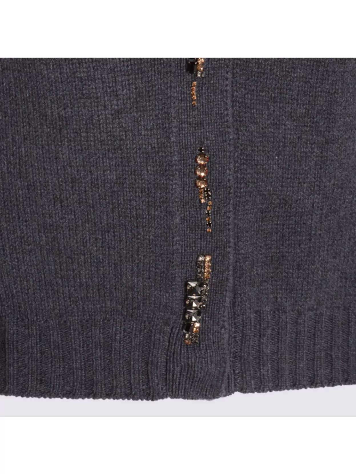 Fabiana Filippi V-Neck Knitwear With Long Sleeves And Ribbing