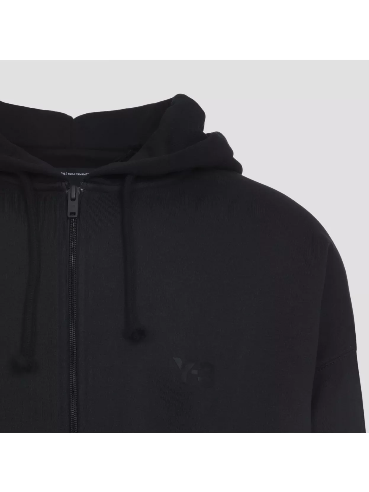 Y3 Brushed Terry Zip Up Hoodie