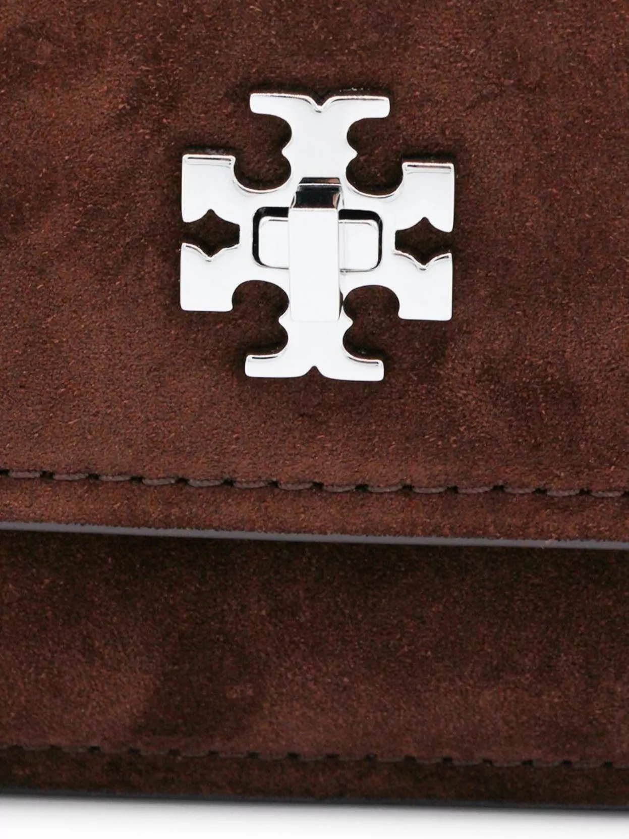 Tory Burch Suede Shoulder Bag Chain Strap