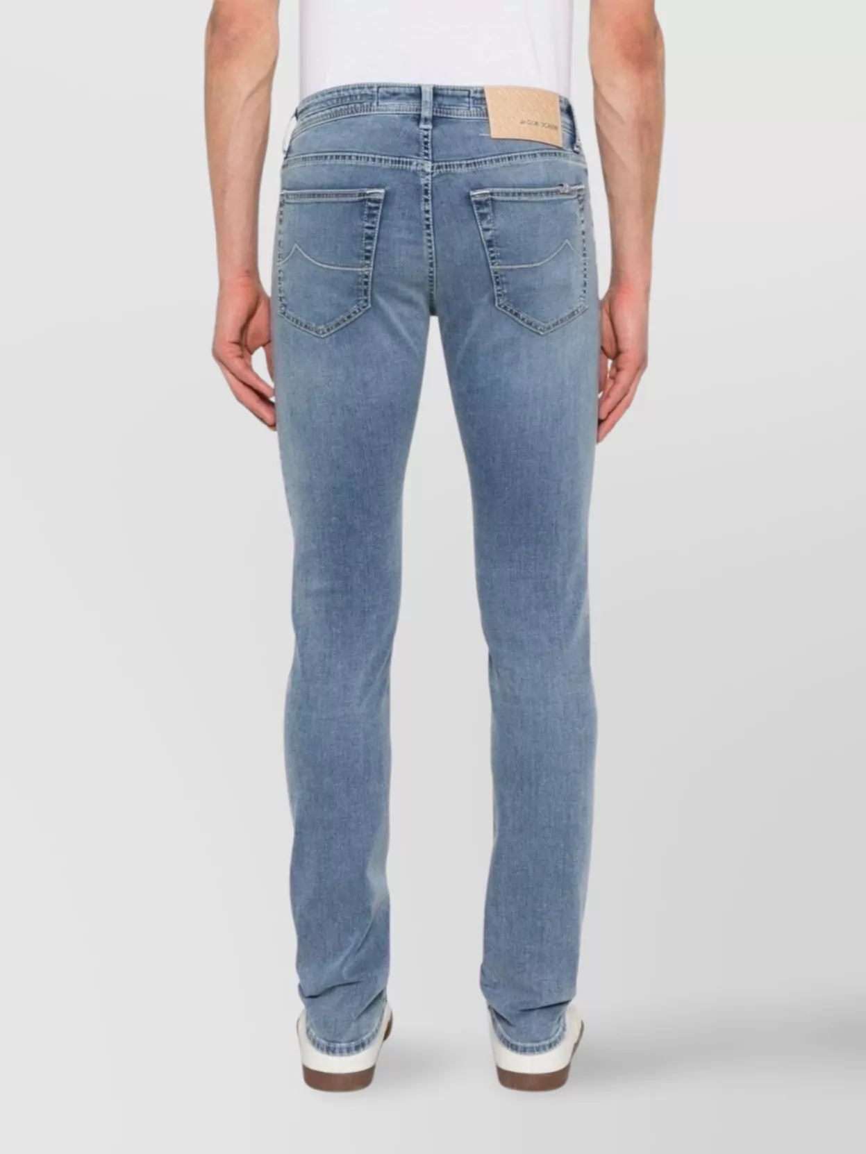 Jacob Cohen Slim Fit Denim Jeans With Belt Loops