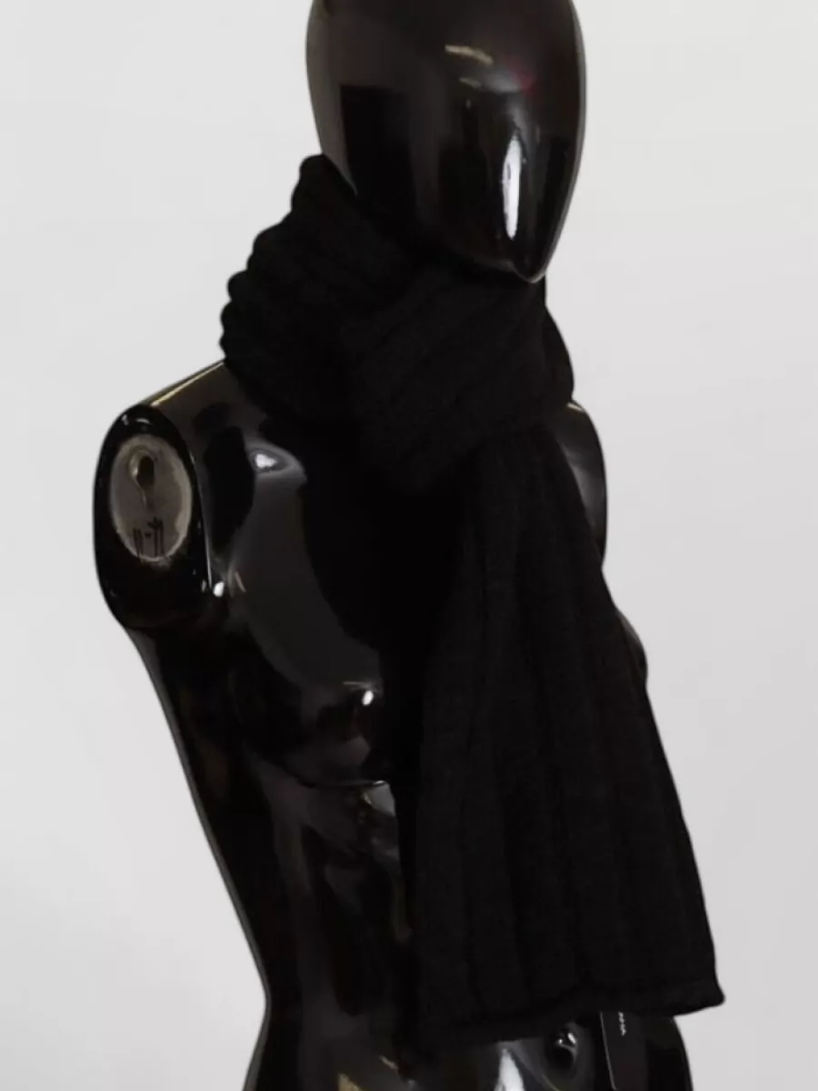 Dolce&Gabbana Virgin Wool Cable-Knit Scarf