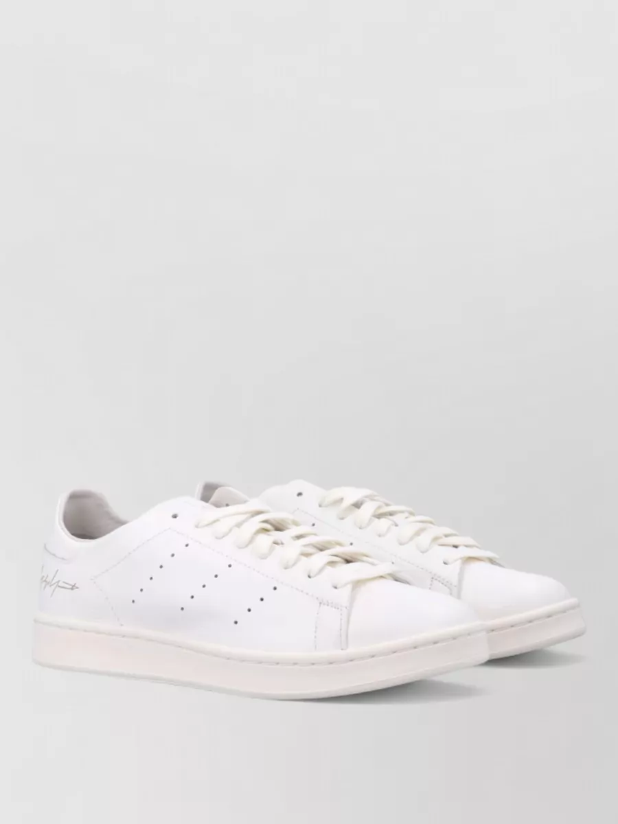 Y-3 leather stan smith lace-up sneakers
