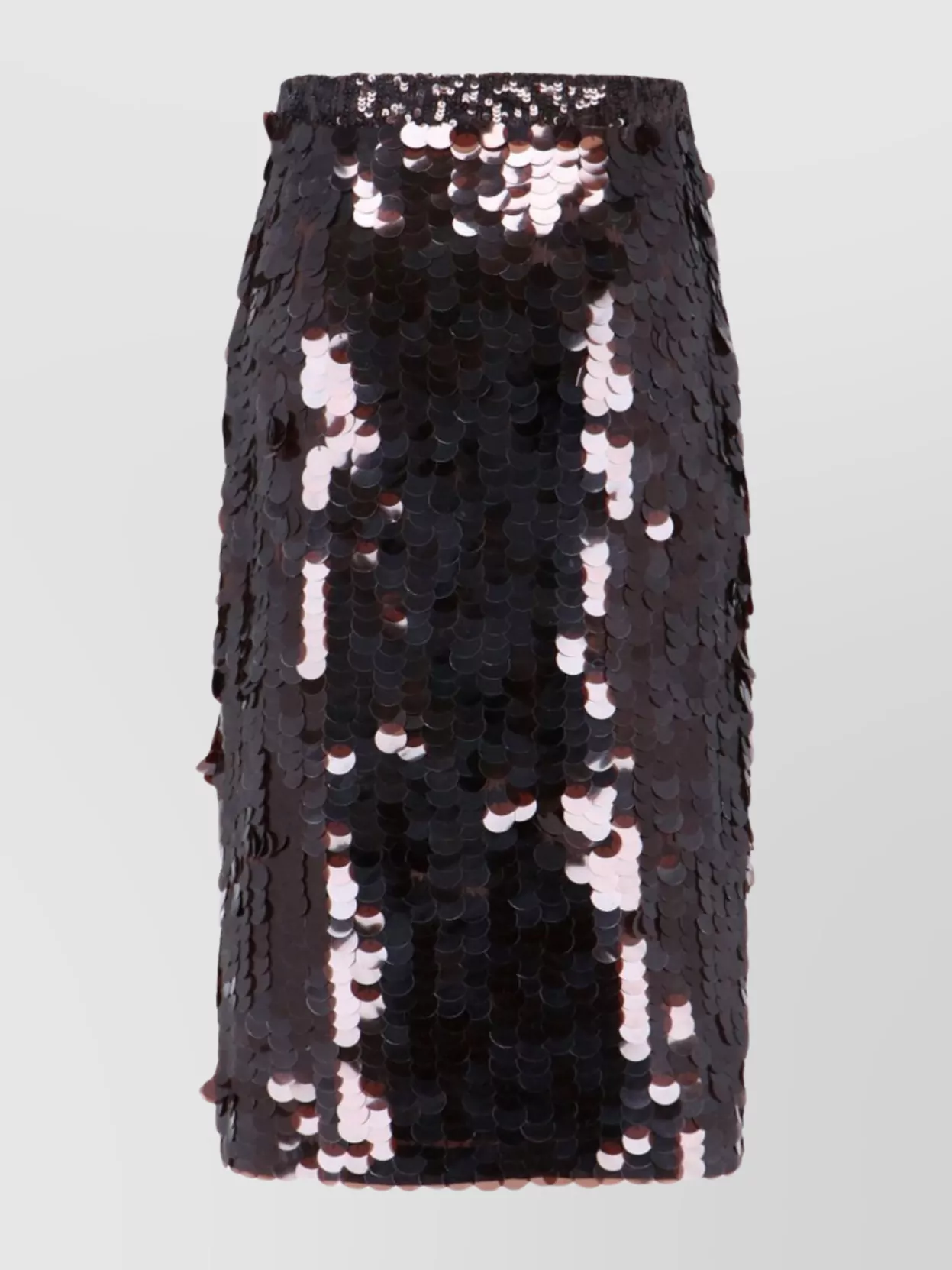 P.a.r.o.s.h Knee-length Skirt Featuring Sequin Embellishment In Brown