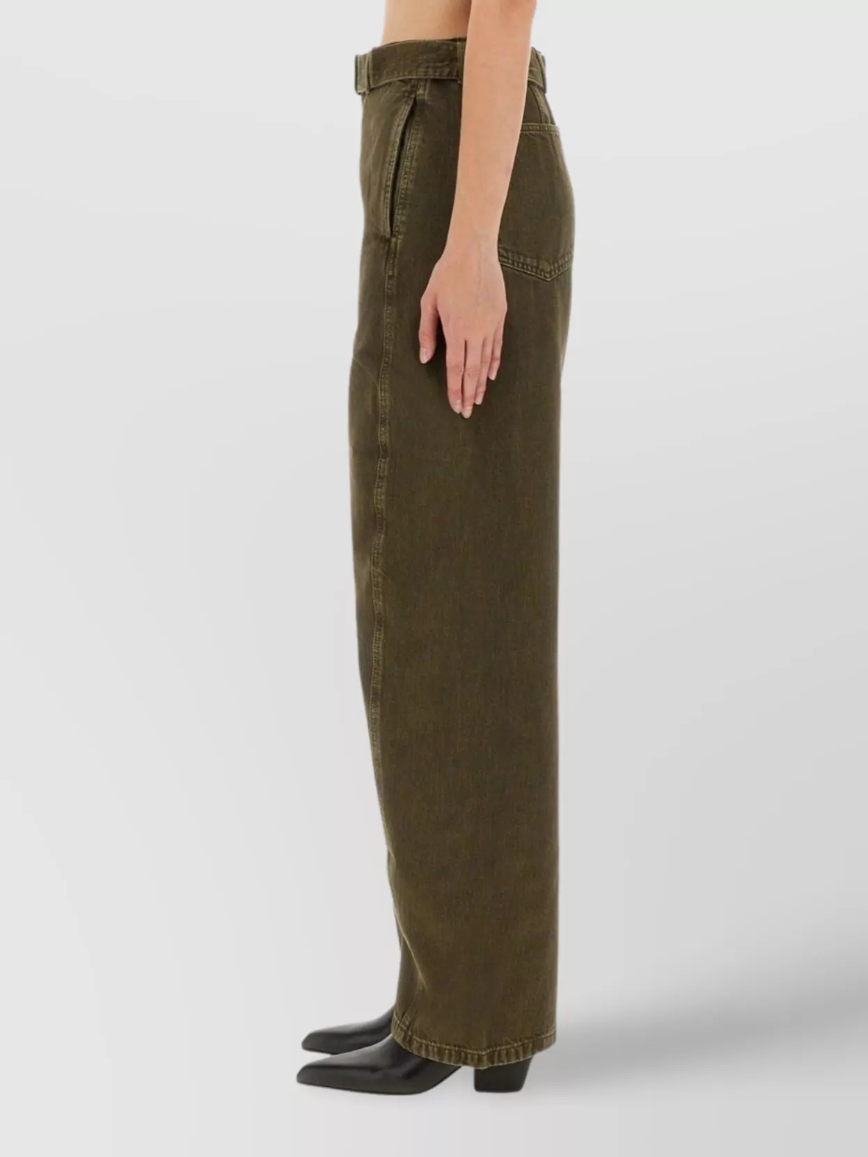 Lemaire Trousers Wide Leg Belt Loops