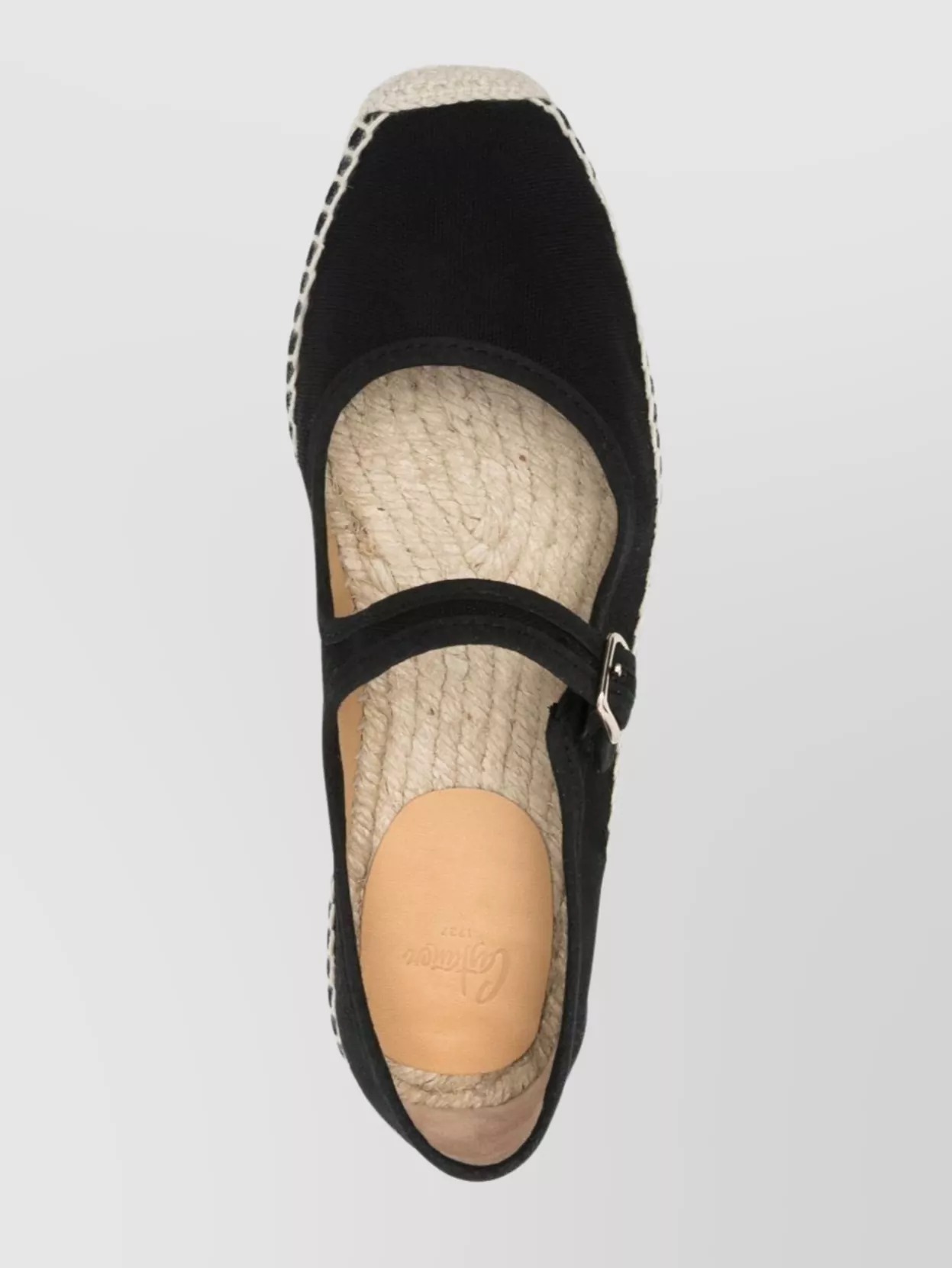 CASTAñER RAFFIA SOLE CANVAS ESPADRILLES