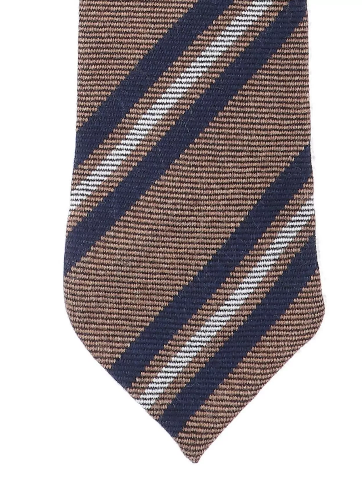 Finamore Narrow Striped Ties Traditional Shape