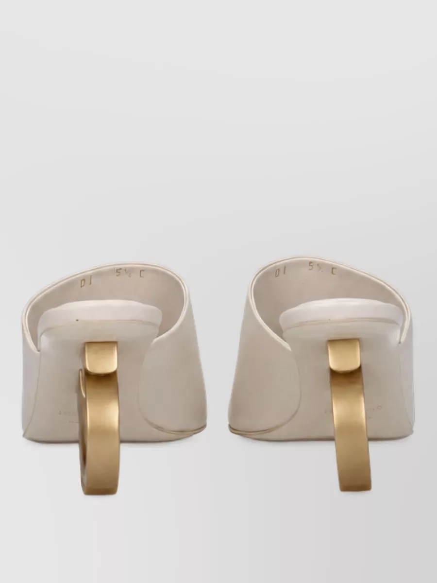 Ferragamo Leather Mules