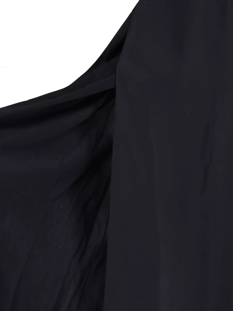 Maison Margiela Silk Single Breasted Knee-Length Blazer Dress