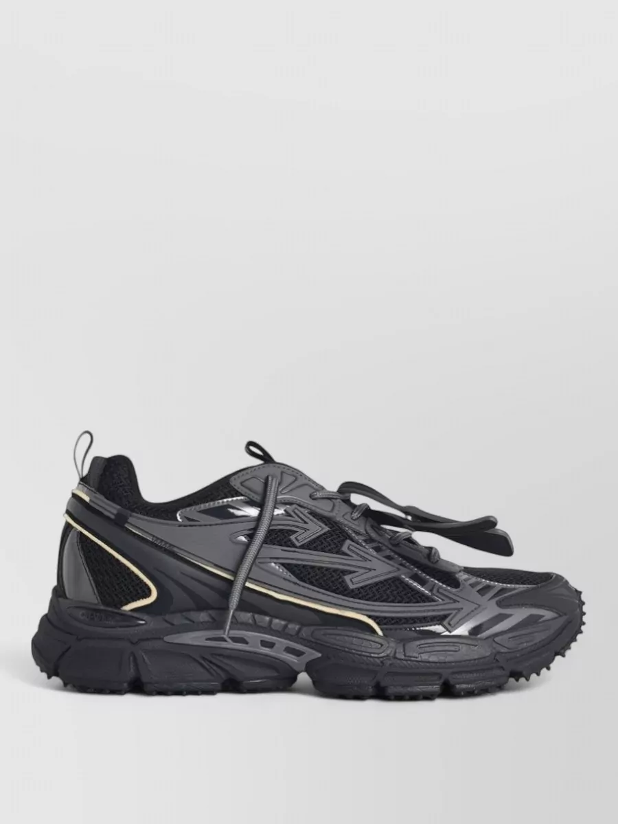 Off-White Mesh Low-Top Sneakers