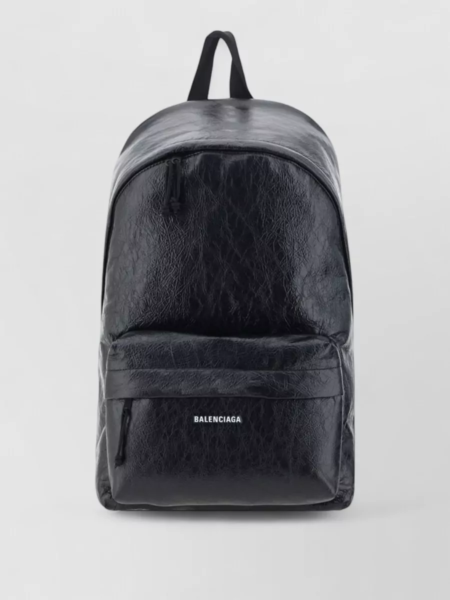 Balenciaga lamb leather backpack