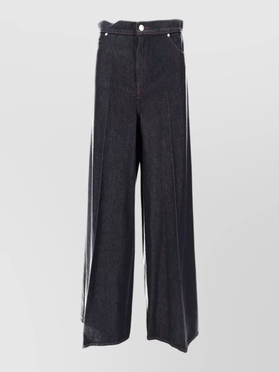 Max Mara cotton wide-leg trousers