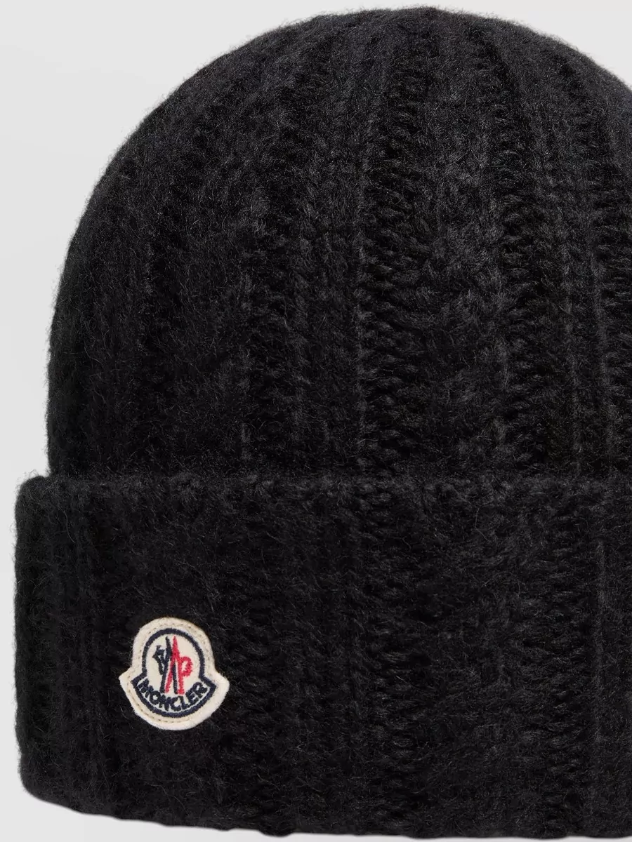 Moncler Alpaca Blend Cable Knit Beanie