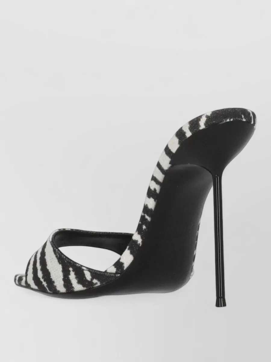 Paris Texas Zebra-Print Mules