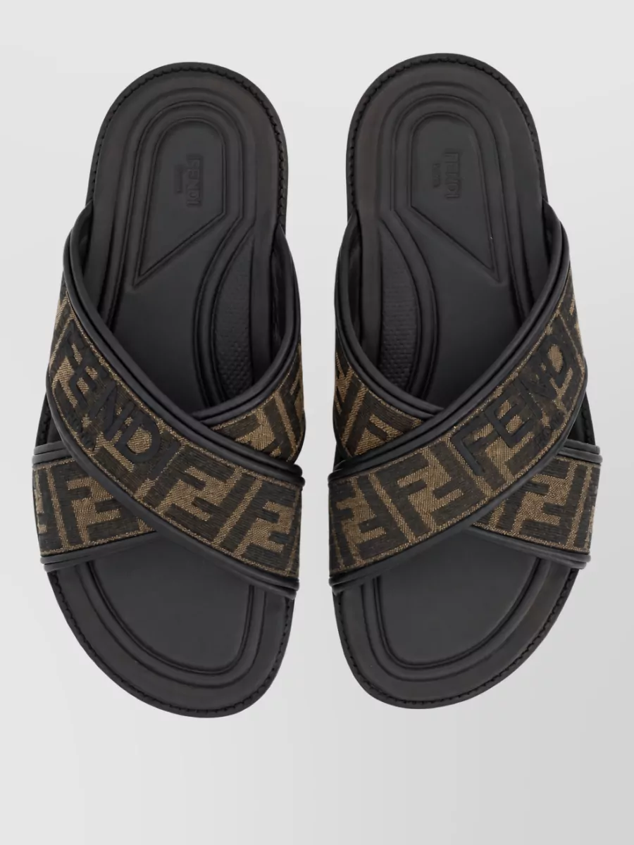 Fendi Logo-Print Slides