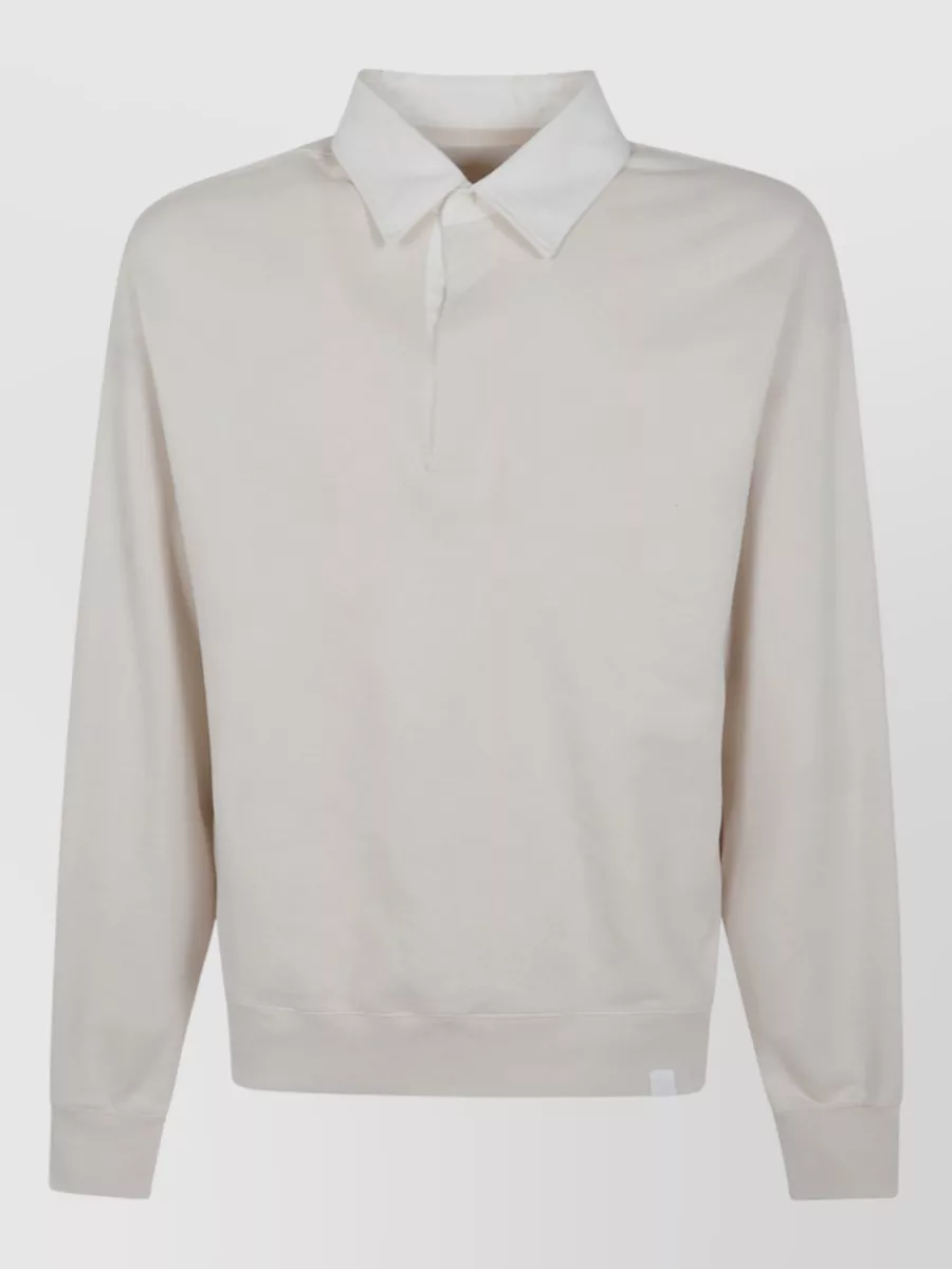 WOC cotton polo neck sweater
