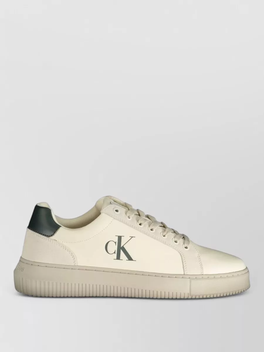 Calvin Klein Leather Low-Top Sneakers