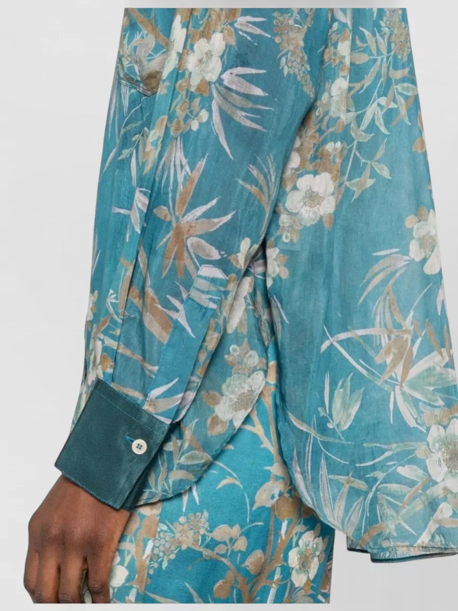Forte Forte Silk Floral Print Shirt