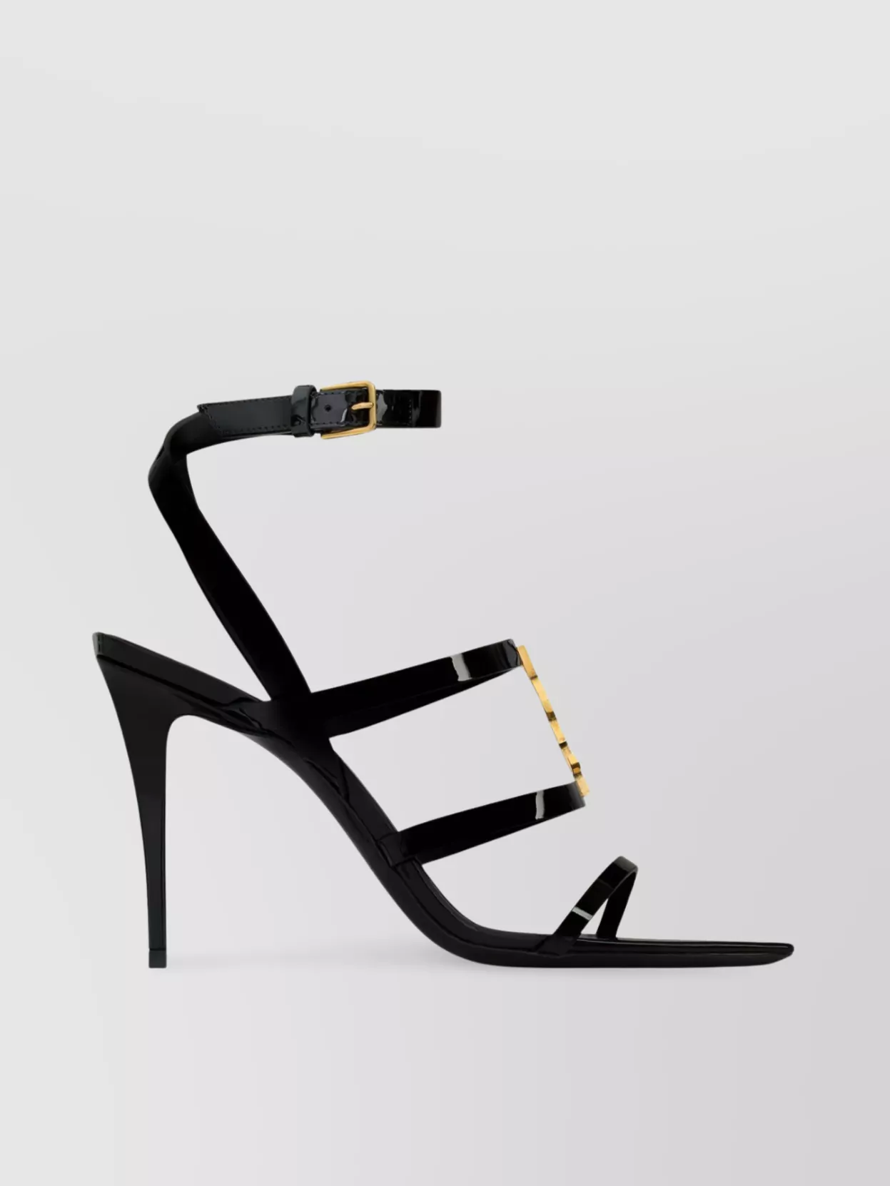 Saint Laurent Cassandra 90 Open Toe Sandals