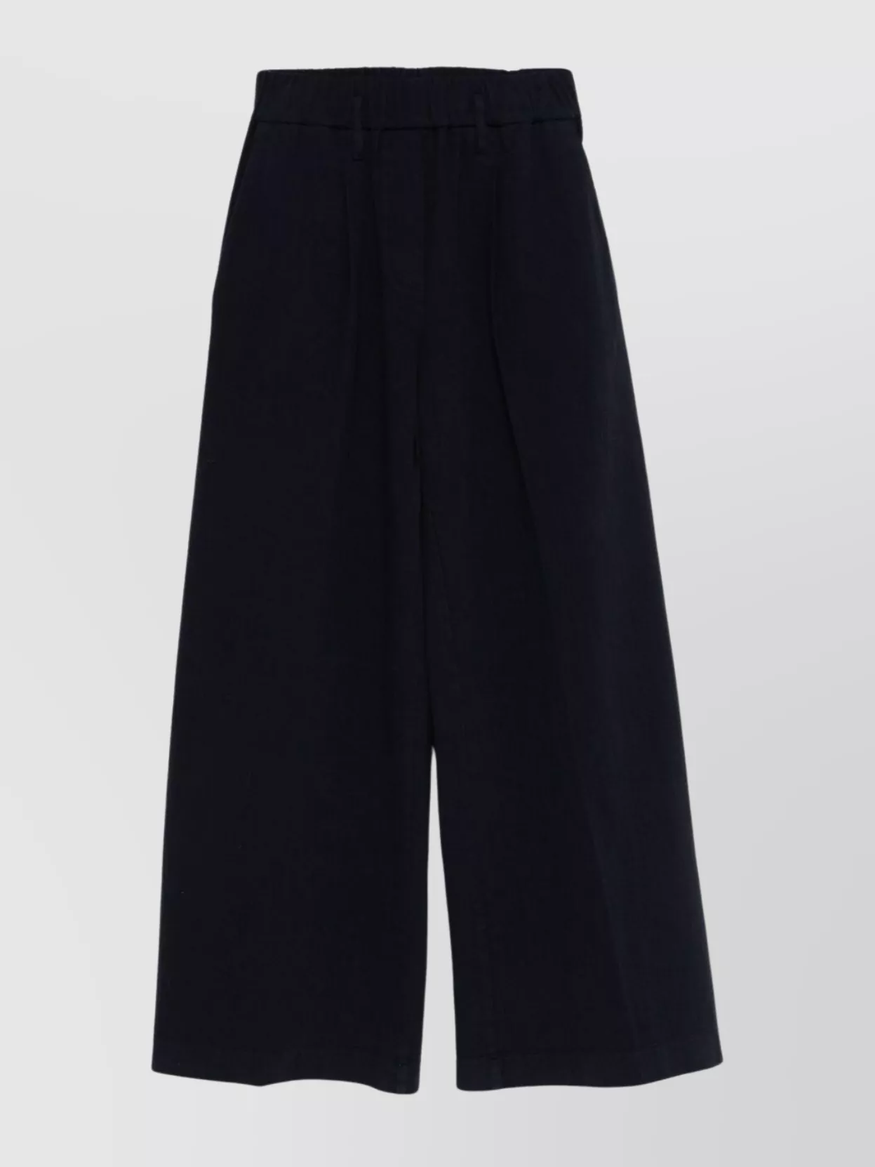 Forte Forte Flared Wide Leg Cotton Trousers With Pockets