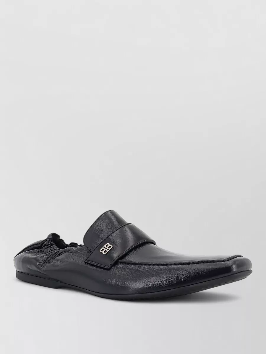 Balenciaga Leather Slippers