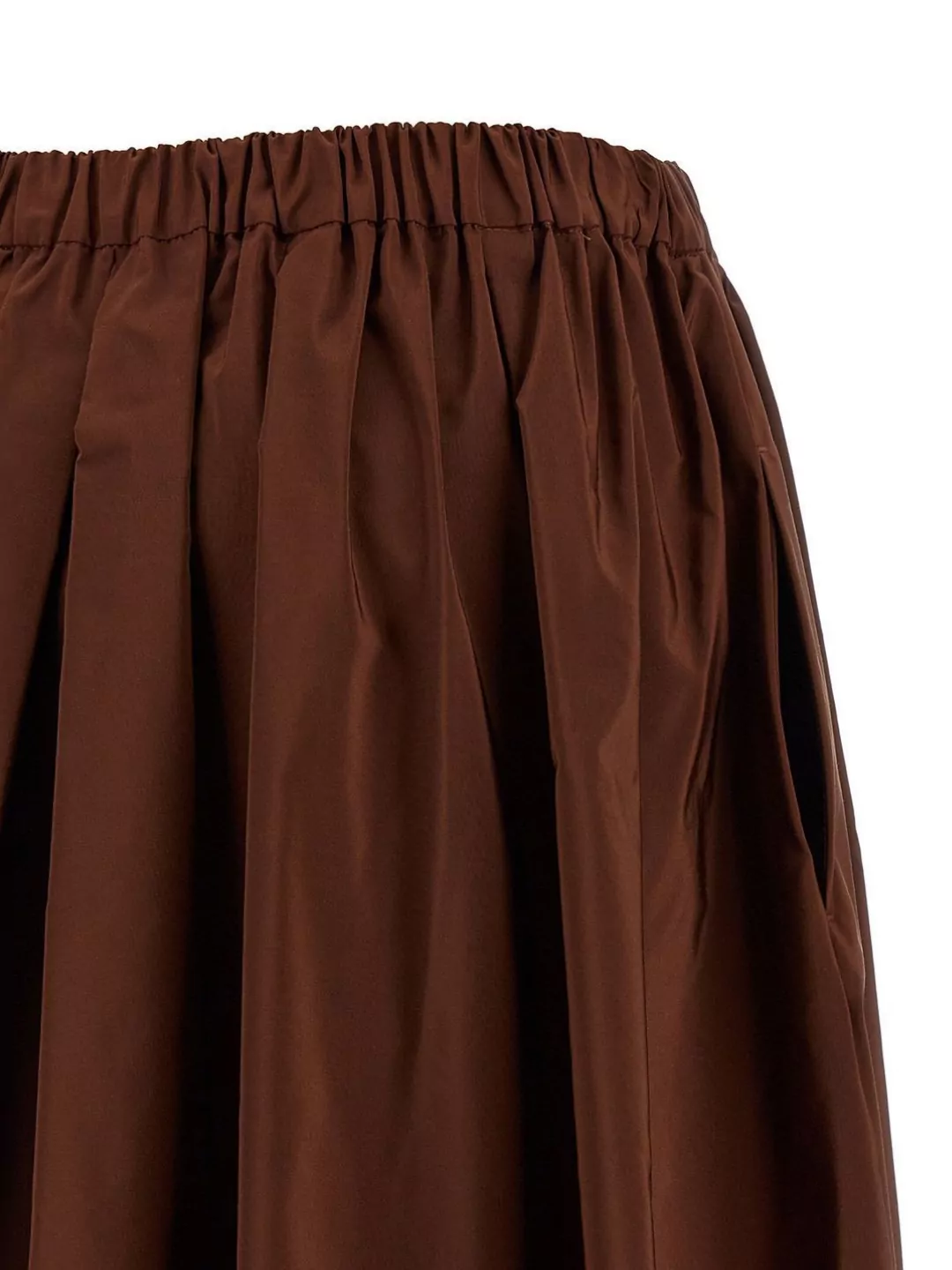 Weekend Max Mara Midi Pleated Skirt Elastic Waistband