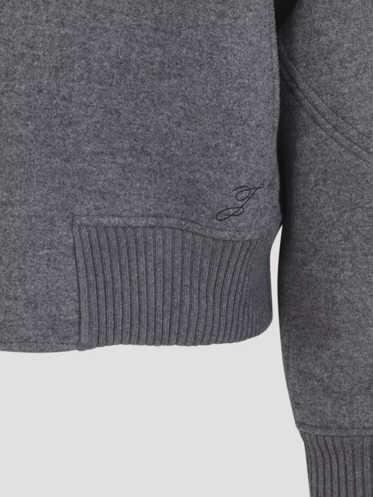 Jacquemus Ribbed Cuff Bomber Jacket Featuring Pockets