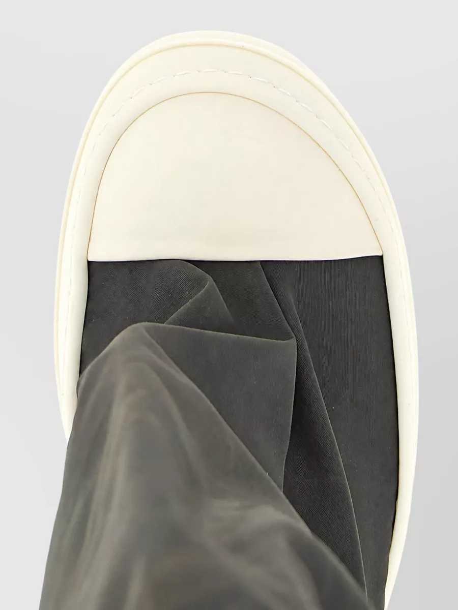 Rick Owens Drkshdw Nylon Draped High-Leg Hi-Top Sneakers