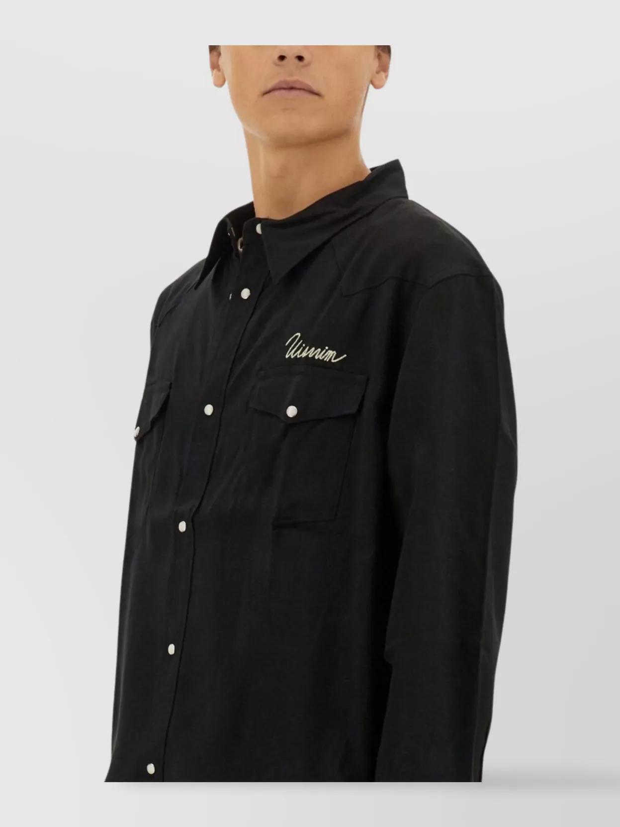 Visvim Logo Embroidered Shirt With Pockets