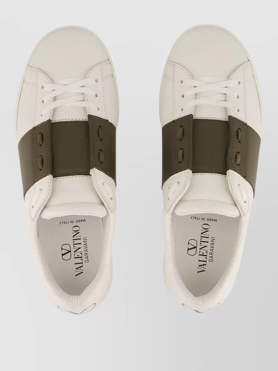 Valentino Garavani Calf Leather Low-Top Sneakers
