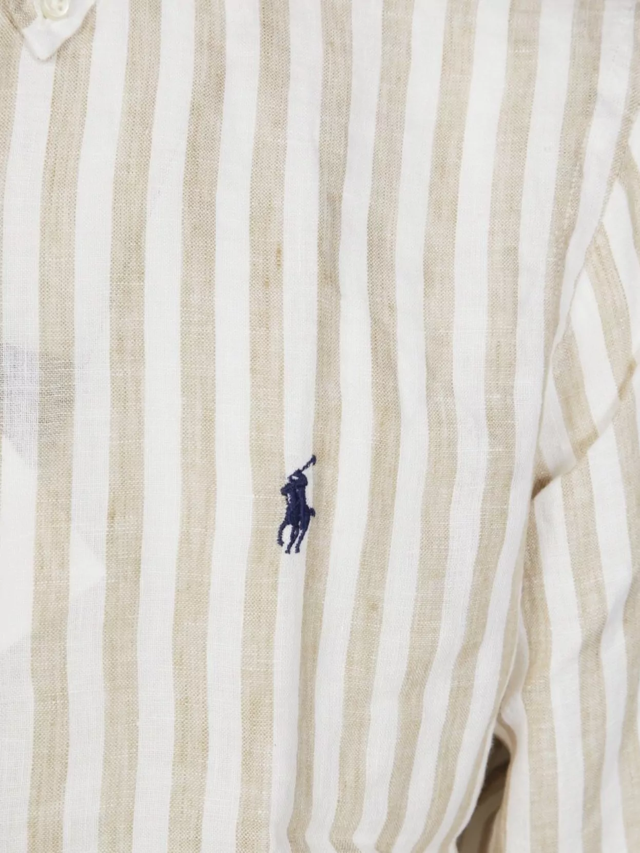 Polo Ralph Lauren Striped Pattern Button-Down Collar Long Sleeves Shirt