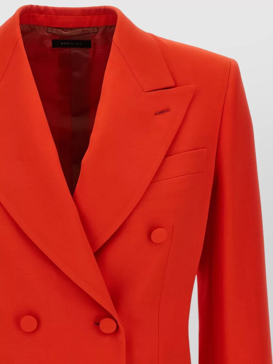 Brioni Silk Wool Double-Breasted Blazer