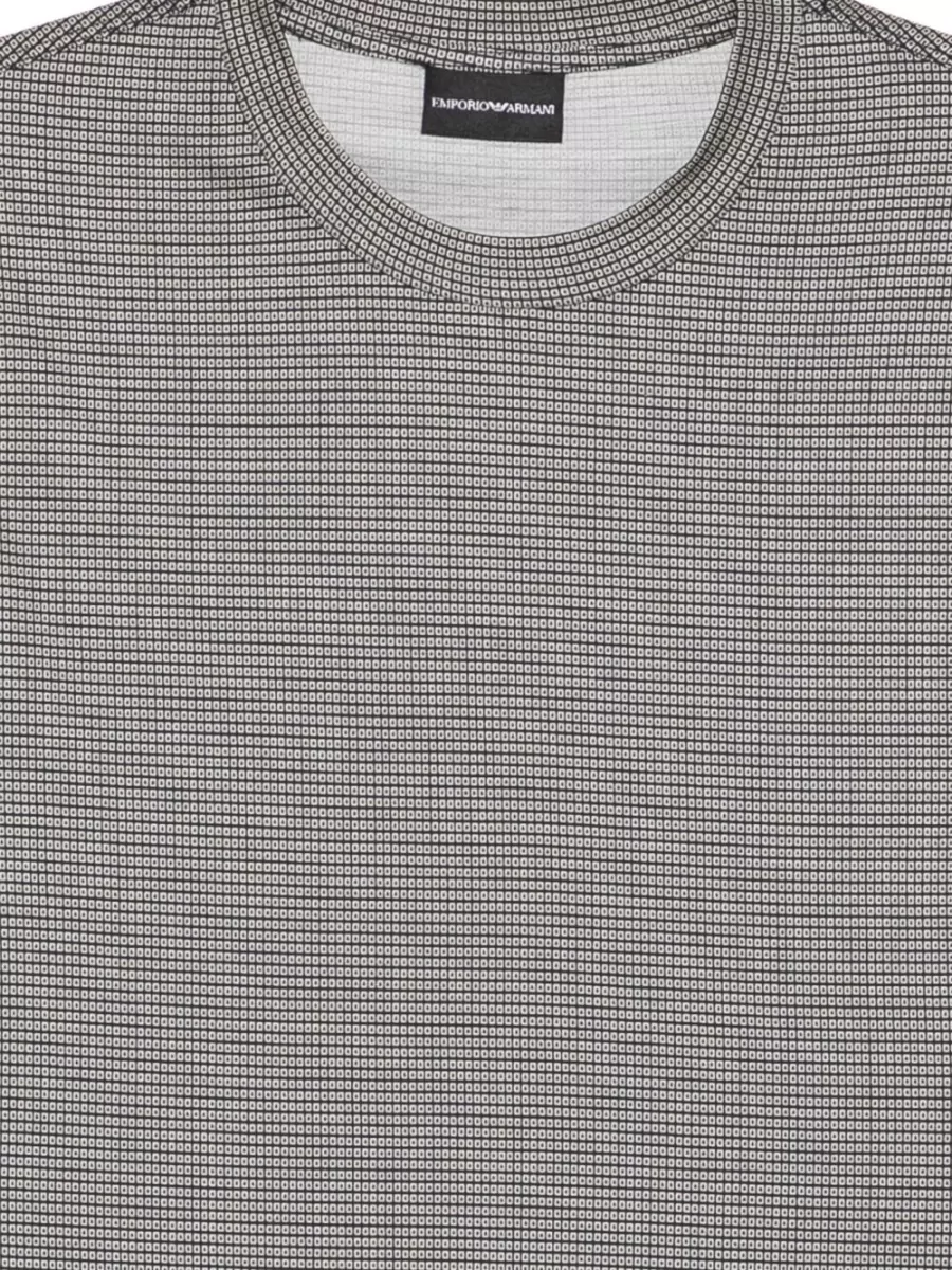 Emporio Armani Cotton Blend Crew Neck Short Sleeve T-Shirt