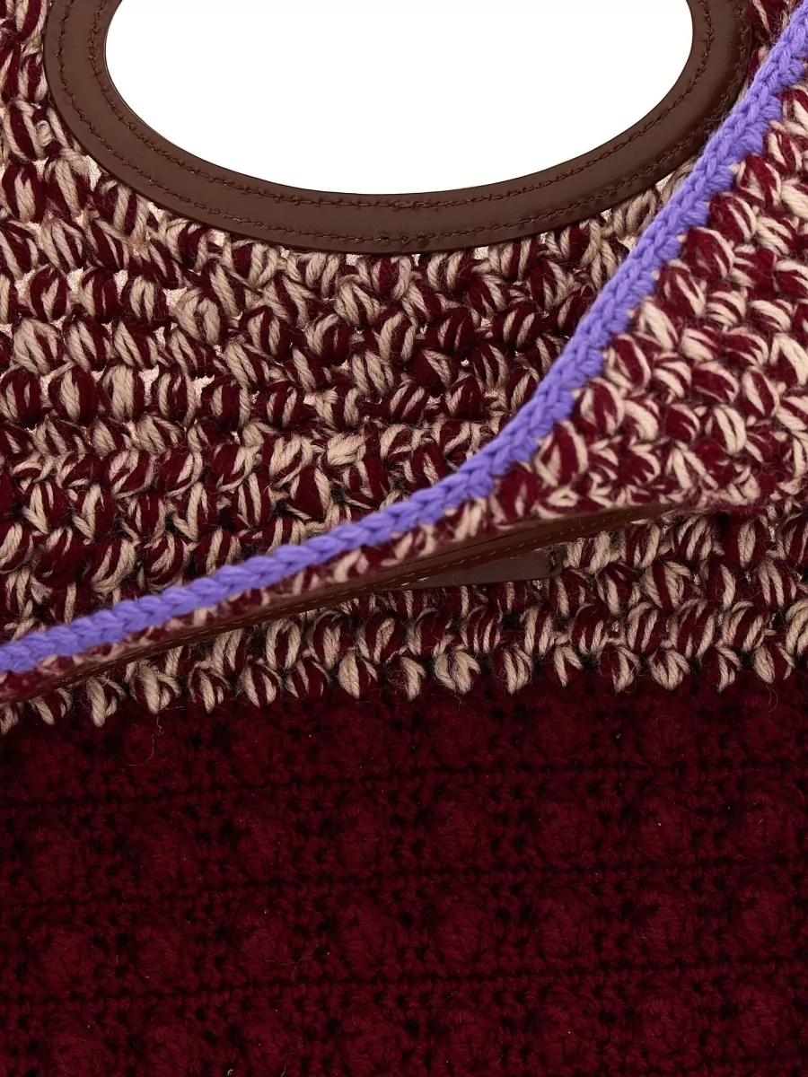 Marni Cresta Wool Chunky-Knit Tote Bag